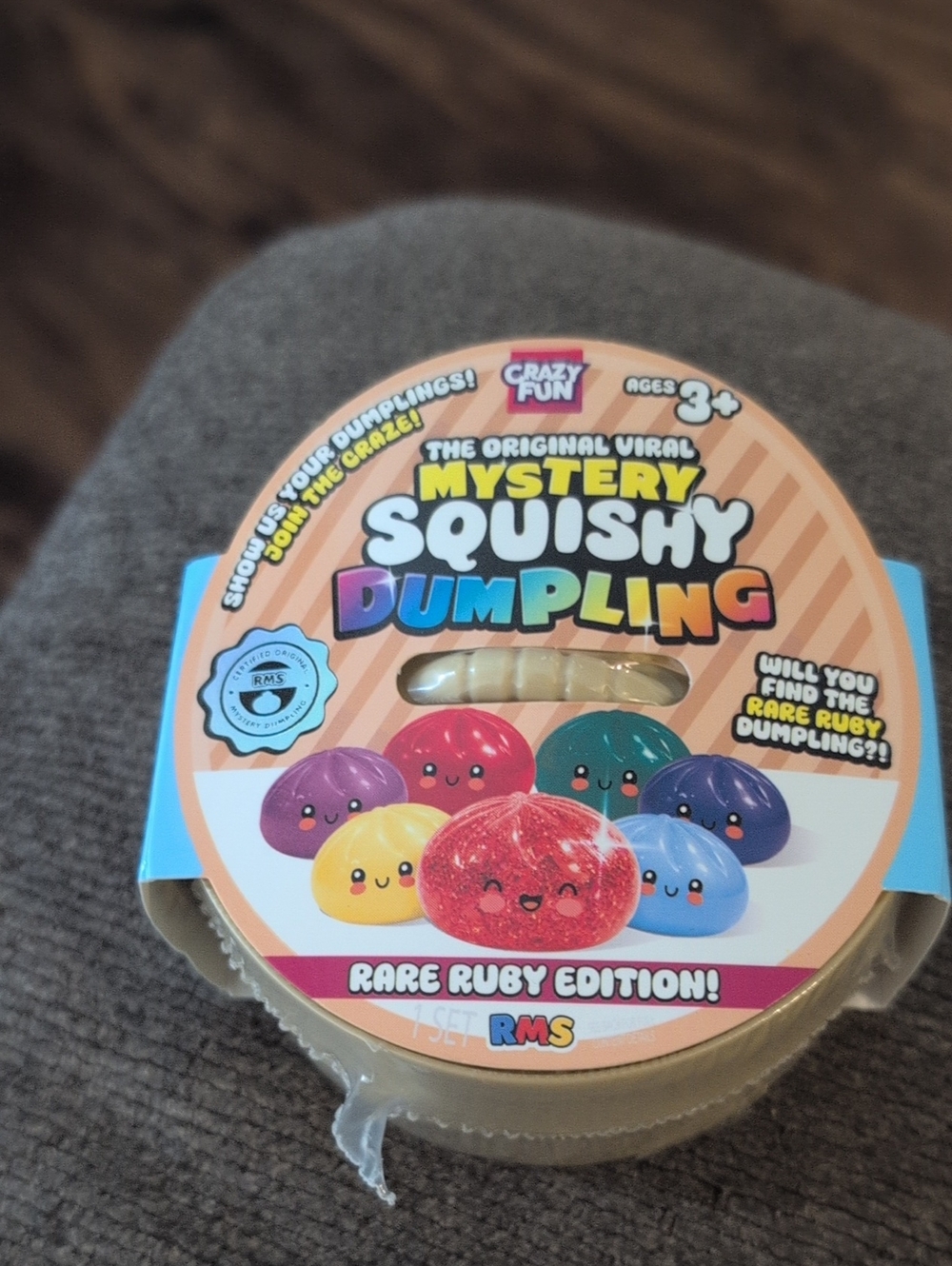 Crazy Fun RMS Mystery Squishy Dumpling - Rare Ruby Edition (Brand New/Sealed)